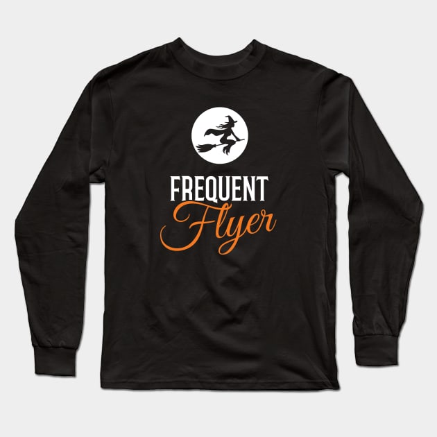 Frequent Flyer Halloween Long Sleeve T-Shirt by creativecurly